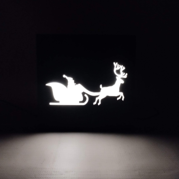 Luminária Personalizada Papai Noel - bntl02