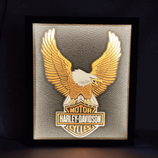 Luminária Personalizada Águia Harley Davidson - VHD01