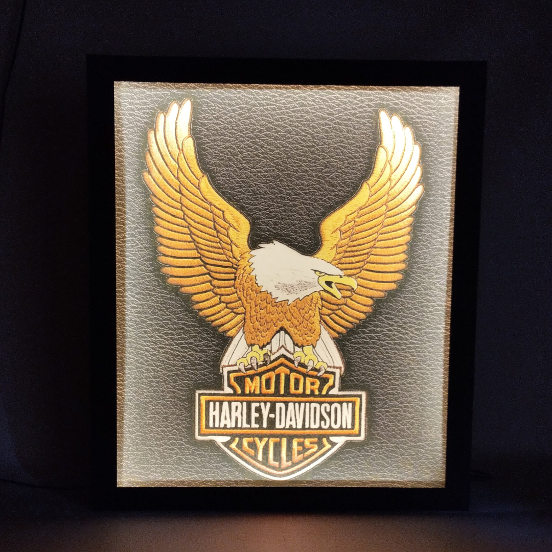 Luminária Personalizada Águia Harley Davidson - VHD01