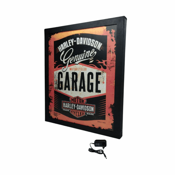 Luminária Personalizada Harley Davidson Garage - VGR01 - Imagem 4